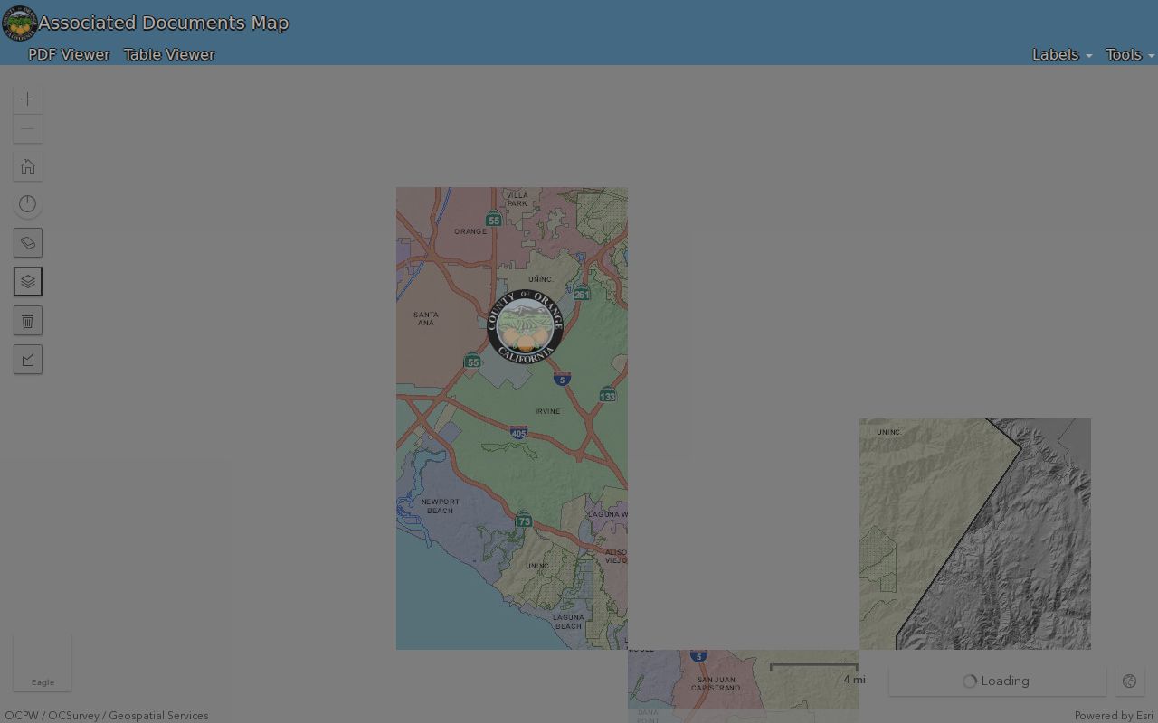 Fountain Valley street directory Associated Documents Map